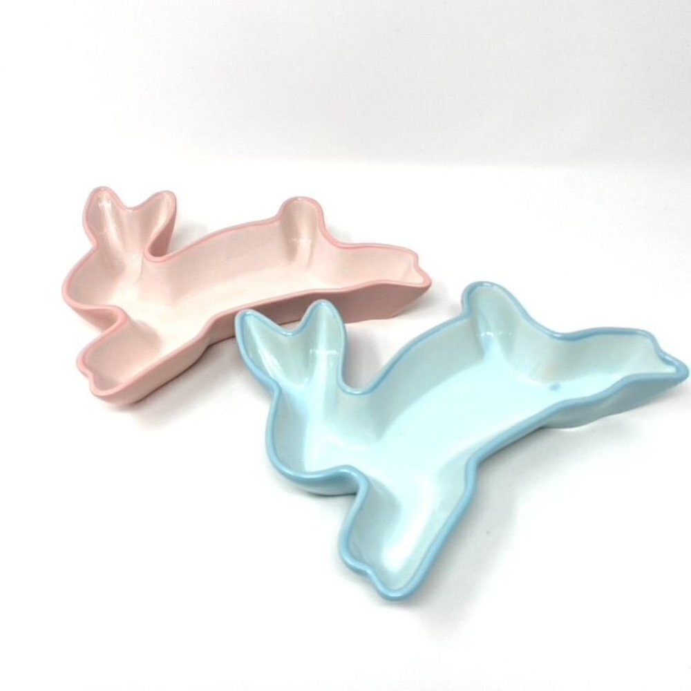 Target Ceramic Bunny Dish Treats Candy Easter Springtime